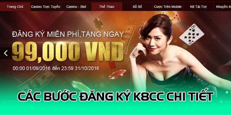 Hướng dẫn đăng ký K8cc trên điện thoại